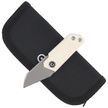 Civivi Ki-V Ivory G10, Silver Bead Blasted 9Cr18MoV by Ostap Hel (C2108C)