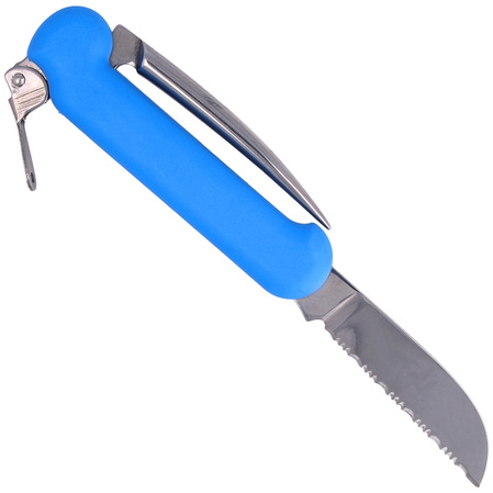 Nóż składany żeglarski MAC Coltellerie Marine, PP / TPE Blue (MC SLR.B)