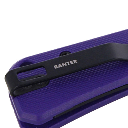 CIVIVI Baby Banter Purple G10, Black Stonewashed by Ben Petersen (C19068S-4)