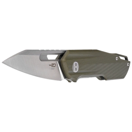 Nóż składany Bestech Toddler OD Green G10, Satin / Stonewashed 14C28N by Maciej Torbé (BG64B)