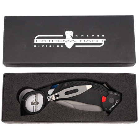 Extrema Ratio Nightmare Knife Black Aluminum, Stonewashed N690 (04.1000.0454/SW)