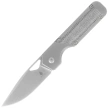 Nóż składany Kizer Militaw Gray Titanium / Black Micarta, Stonewashed S35VN by Jonathan Styles (Ki3634A1)