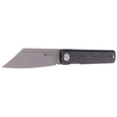 Sencut Knife Bronte Black Micarta, Gray Stonewashed 9Cr18MoV (SA08A)