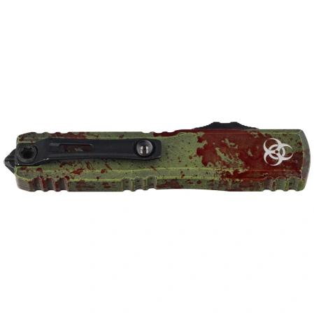 Nóż automatyczny OTF Microtech Ultratech Gen III ZBP D/E Signature Outbreak Aluminium, Outbreak M390MK by Tony Marfione (1122-1 OBDS)