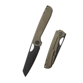 Nóż składany Kubey KB Elang Bronze Titanium, Black DLC S35VN by Sebastian Irawan (KB339C)
