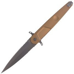 Extrema Ratio BD4 Contractor Knife Desert Aluminum, Stonewashed N690 (04.1000.0498/DW)