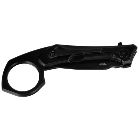 Bestech Duci Knife Black Titanium, Black Stonewashed CPM 20CV by Ostap Hel (BT2605C)