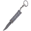 Nóż składany motylek brelok Martinez Albainox Balisong Chrome (02180-C)
