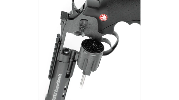 Ruger Superhawk 8'' 6 mm ASG revolver replica, chrome (2.5681)