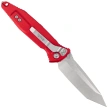 Microtech Socom Elite T/E-M Knife Red Aluminium, Stonewashed M390MK by Tony Marfione (161-10RD)
