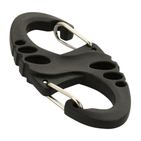 Karabińcz dwustronny M-Tac S-Hook 50mm Black (SHKCRBNR-BK)