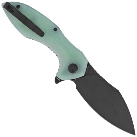 Kubey Nobel Knife Jade G10, Blackwashed 14C28N (KU236Q)