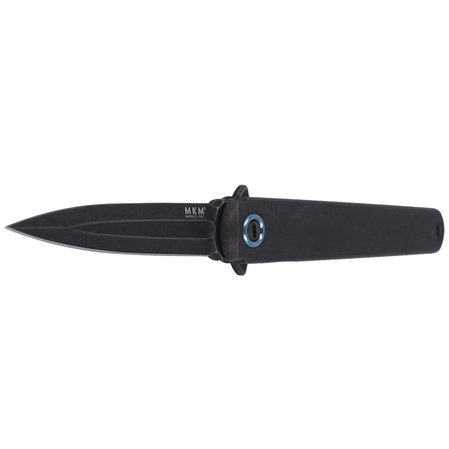 Nóż składany MKM Flame Dagger Black Titanium, Black Stonewashed M390 by Michael Zieba (MK FL02-TDSW)
