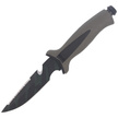 MAC Aquatys Diving Knife Green-Black PP-TPE, PTFE Green Camu W 1.4060