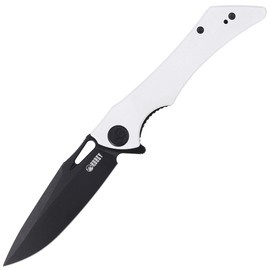 Nóż składany Kubey Raven KB245F Ivory G10, Dark Stonewashed AUS-10 by Jelly Jerry