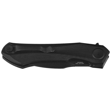 Nóż składany Bestech Ivy Black G10, Black Stonewashed 14C28N by Ostap Hel (BG59E)