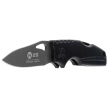 K25 Folding Knife – Black Aluminum, Titanium-Coated 7Cr17MoV (18775)