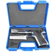 Pistolet wiatrówka Voltran Ekol ES 1911 Shiny 4.5 mm - Blow Back