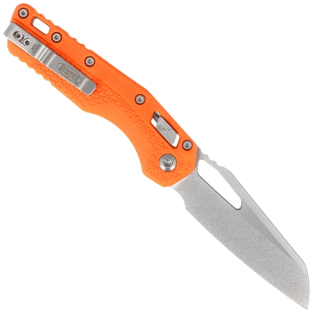 Microtech MSI S/E Knife Orange Tri-Grip Polymer, Stonewashed M390MK by Tony Marfione (210T-10PMOR)