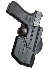 Fobus RBT17 RT Holster for Glock 17, 22, 31 + Two Covers for Flashlight or Laser