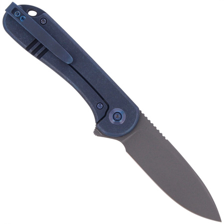 Nóż składany WE Knife Elementum Blue Titanium, Gray Stonewashed CPM-20CV (WE18062X-2)