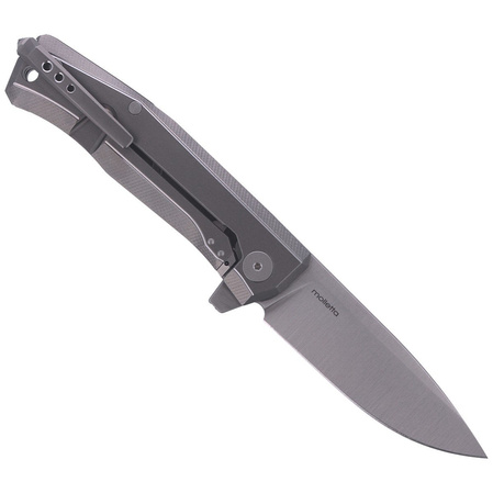 Nóż składany LionSteel Myto Grey Titanium, Satin M390 by Molletta (MT01 GY)