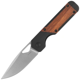 Nóż składany Kizer Mini Militaw Black G10 / Mkuruti Wood, Satin Nitro-V by Jonathan Styles (V3634SA4)