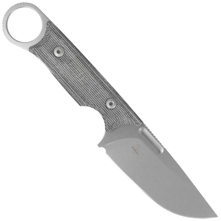 Kizer Cabox Knife Black Micarta, Stonewashed D2 by Jonathan Styles (1048A1)