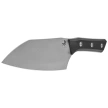 Microtech Santoku 6'' Kitchen Knife Black G10, Stonewashed M390MK (3200-10BK)
