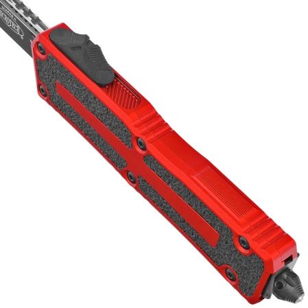 Nóż automatyczny OTF Microtech Scarab II Gen III T/E Red Aluminium, Black M390MK by Tony Marfione (1279-1RD)