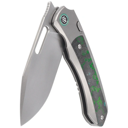 Nóż składany Remette Orca Gray Titanium/Kelp Bed CamoCarbon, Pearlescent M390 (ORCAKD)
