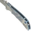 Spartan Blades Harsey Folder 3.25 Saint Michael Titanium, Stonewashed MagnaCut by William W. Harsey (SF10 STMIC SW)