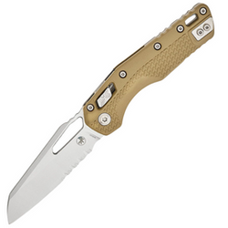 Microtech MSI S/E Knife OD Green Tri-Grip Polymer, Stonewashed P/S M390MK by Tony Marfione (210T-11PMOD)
