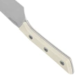 Microtech 6'' Santoku Knife Ivory G10, Stonewashed M390MK (3200-10IV)