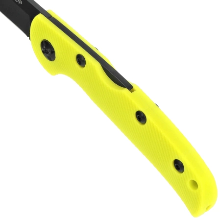 Nóż składany Third Decor Habitat N76 Navaja Yellow Nylon Fibre, Black 420 (TH-N76A)