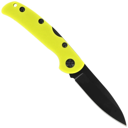 Third Decor Habitat Knife Yellow Nylon, Black 420 (TH-N76A)