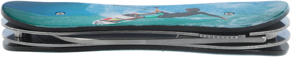 Nóż składany Third Decor Habitat N119J Kitesurf Double-Sided 3D Kitesurfer Aluminium, Mirror-Polished 420 (TH-N119J)