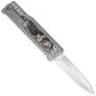 Nóż grawitacyjny Reate EXO-M Gravity D/E Bead Blasted Titanium/Burl Linen Micarta, Satin Elmax