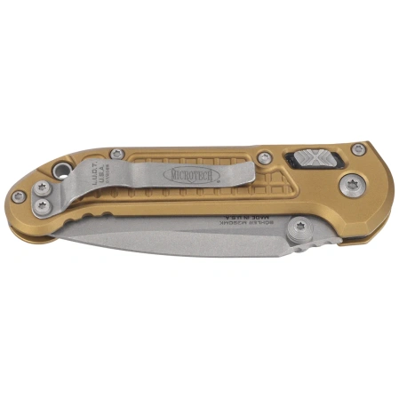 Microtech LUDT Ram-Lok S/E Knife Tan Frag Aluminium, Apocalyptic M390MK by Tony Marfione (1135RL-10APFRTA)
