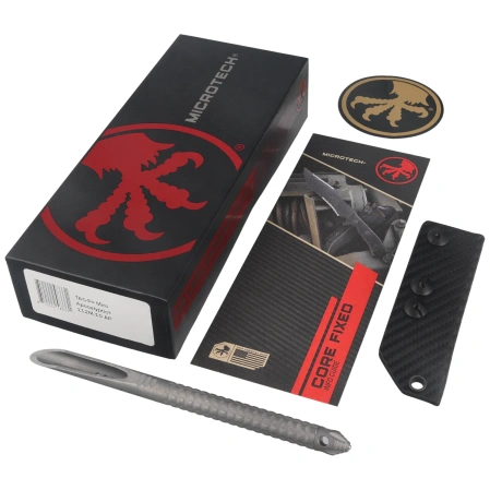 Microtech TAC-P Mini Spike Apocalyptic Frag Stainless Steel by Tony Marfione (112M-10AP)