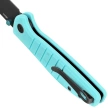 Bestechman Goodboy Jr. Knife Light Blue G10, Grey PVD D2 by Keanu Alfaro (BMK10D)