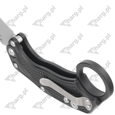 Reate Knife EXO-K Gravity Karambit Black Aluminium, Stonewashed N690