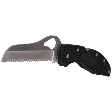 Spyderco Byrd Meadowlark 2 Rescue FRN Black, SpyderEdge (BY19SBK2)