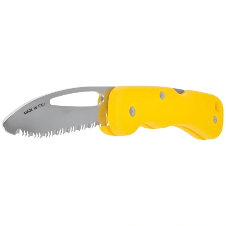 Nóż ratowniczy MAC 697 Rescue Yellow Nylon, Mirror W 1.4034 (697RSC.Y)