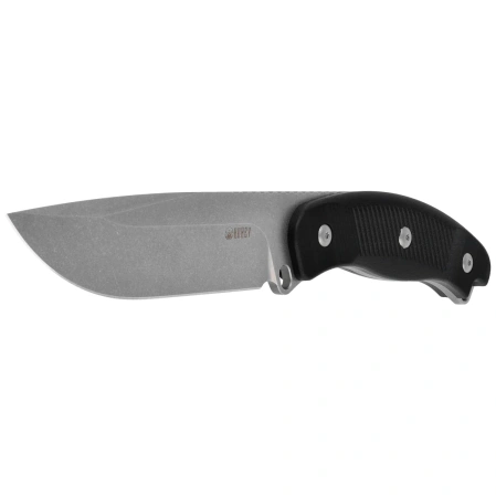 Kubey Bearcat Knife Black G10, Beadblasted 14C28N by Maksim Epifantsev (KU426A)