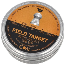Coal Field Target Pellets 4.5 mm, 500 pcs 0.56 g / 8.64 gr (500WPFT45-1)