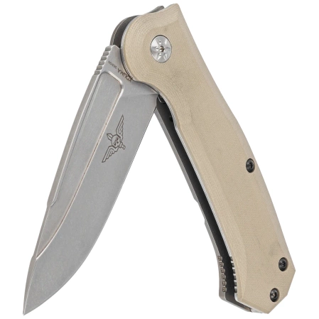 Maserin Police 680/G10CY Knife Coyote G10, Stonewashed N690 by Nicolai Lilin