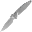 Nóż składany Microtech Socom Ram-Lok S/P-M Marfione Select Gray Titanium, Blue HW, Stonewashed M390MK by Tony Marfione (160RL-10SMS3)