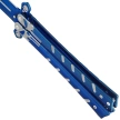 Nóż motylek Martinez Albainox Balisong Skull RainBlue Steel, RainBlue 3Cr13Mov (02282)