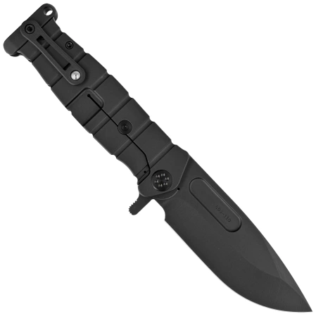 Nóż składany Medford USMC FF Black DLC Titanium, Black HW/Clip, Black DLC S45VN by Greg Medford (MK2044TQ-30PV-TFCF-PP)